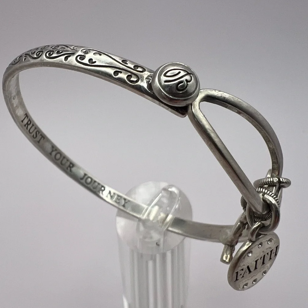 Brighton Power of Pink Ribbon Breast Cancer Gratitude Bangle Bracelet